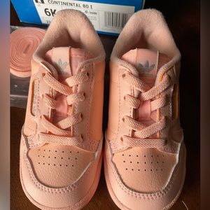 Adidas size 6 - peach shoes